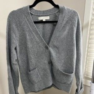 Gray Sweater, LOFT, size small